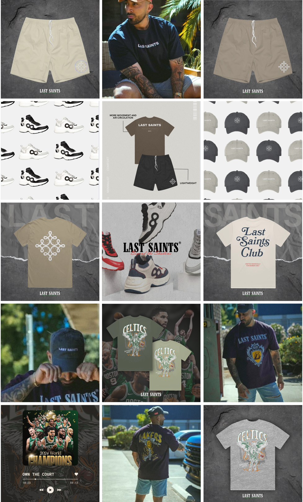 Social graphics for Last Saints